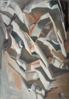 weiße Brüche IV | Öl auf Leinwand | 2013 | 130 x 90 cm