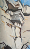 weiße Brüche II | Öl auf Leinwand | 2013 | 120 x 70 cm